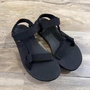 Teva Women’s Black Sport Sandals Adjustable Straps Outdoor Comfort Size 7